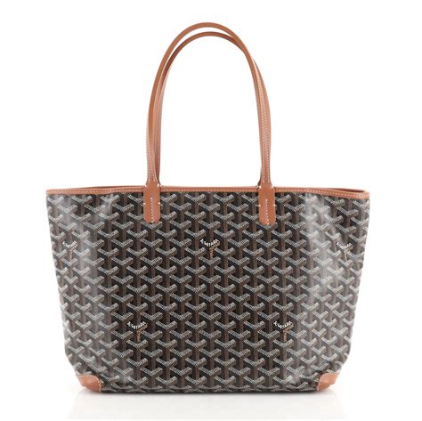 goyard artois tote coated canvas pm|goyard artois mm bag price.